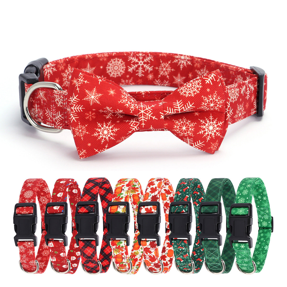 Holiday Adjustable Dog Collar For Christmas & Thanksgiving