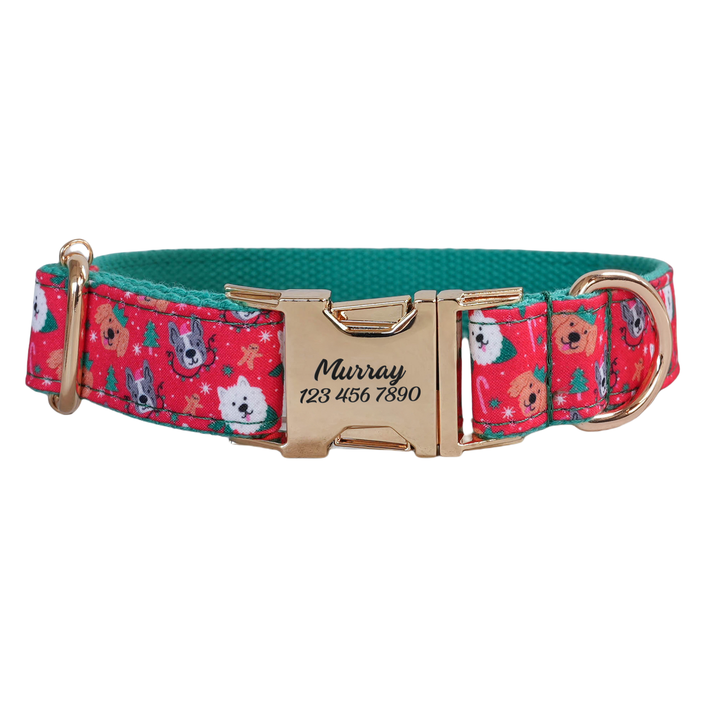 Christmas Anti-Lost Custom Engraved Pet Collar