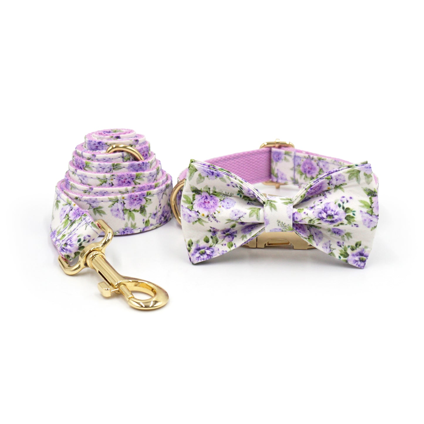 Fruit Pattern Personalized Dog Collar with Engraved Metal Buckle