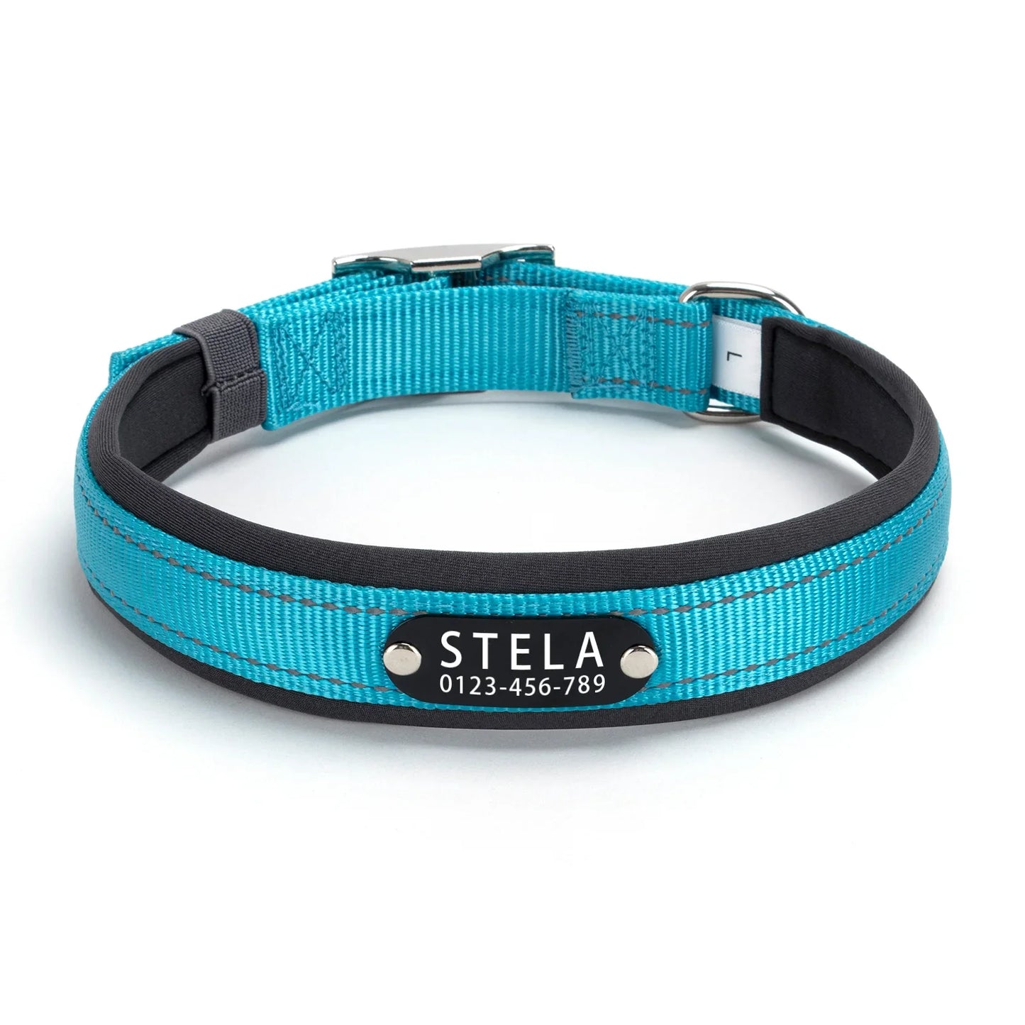 Reflective Soft Personalized Dog Collars
