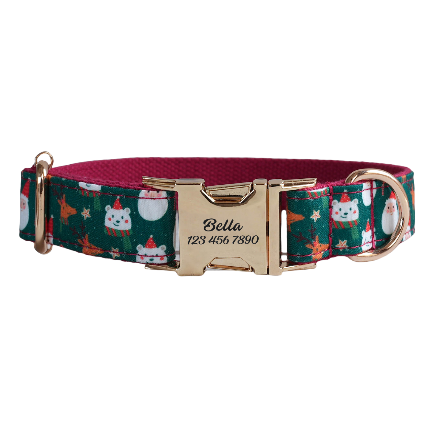 Christmas Anti-Lost Custom Engraved Pet Collar