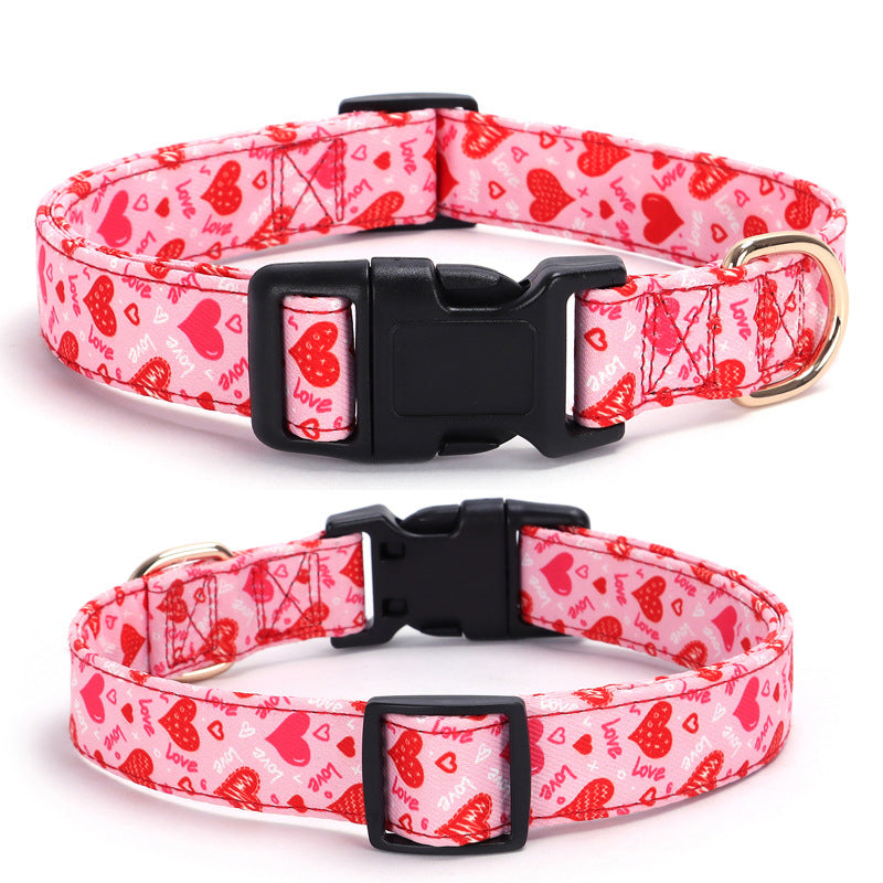 Holiday Adjustable Dog Collar For Easter, St. Patrick's Day & Valentine's Day