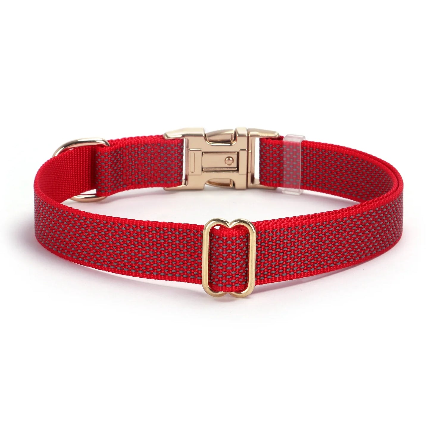 Customized Nylon Reflective Dog Collar Engravable Pet Collar