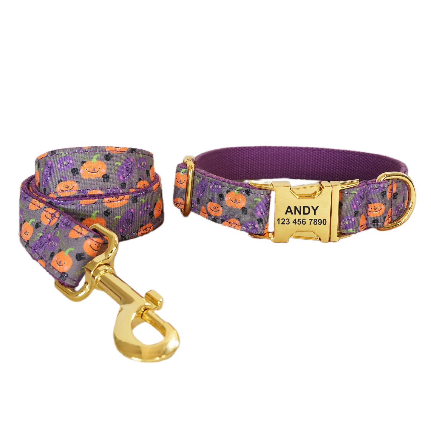Halloween Anti-Lost Custom Engraved Pet Collar