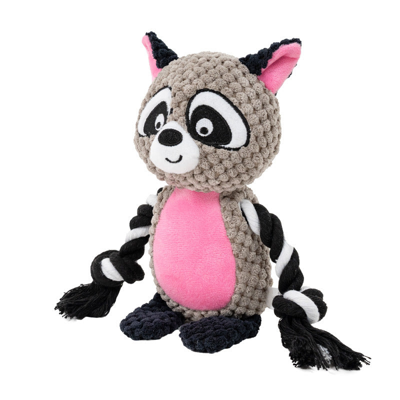 Cute Animals Grinding Teeth Squeaky Dog Chew Toy