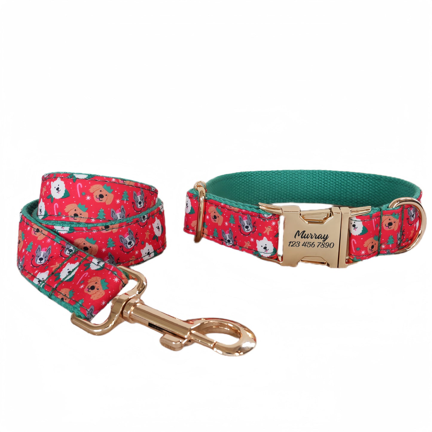 Christmas Anti-Lost Custom Engraved Pet Collar