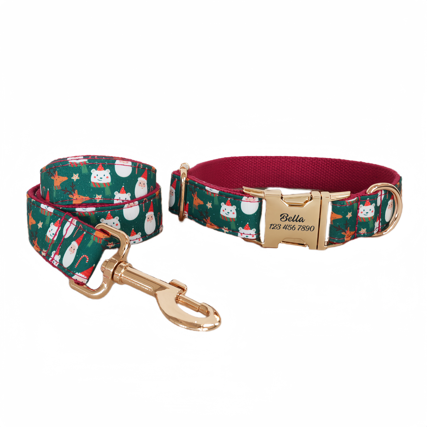 Christmas Anti-Lost Custom Engraved Pet Collar