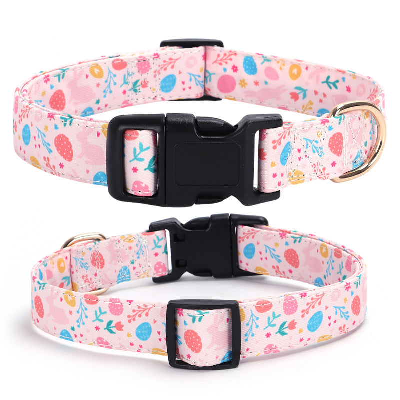 Holiday Adjustable Dog Collar For Easter, St. Patrick's Day & Valentine's Day
