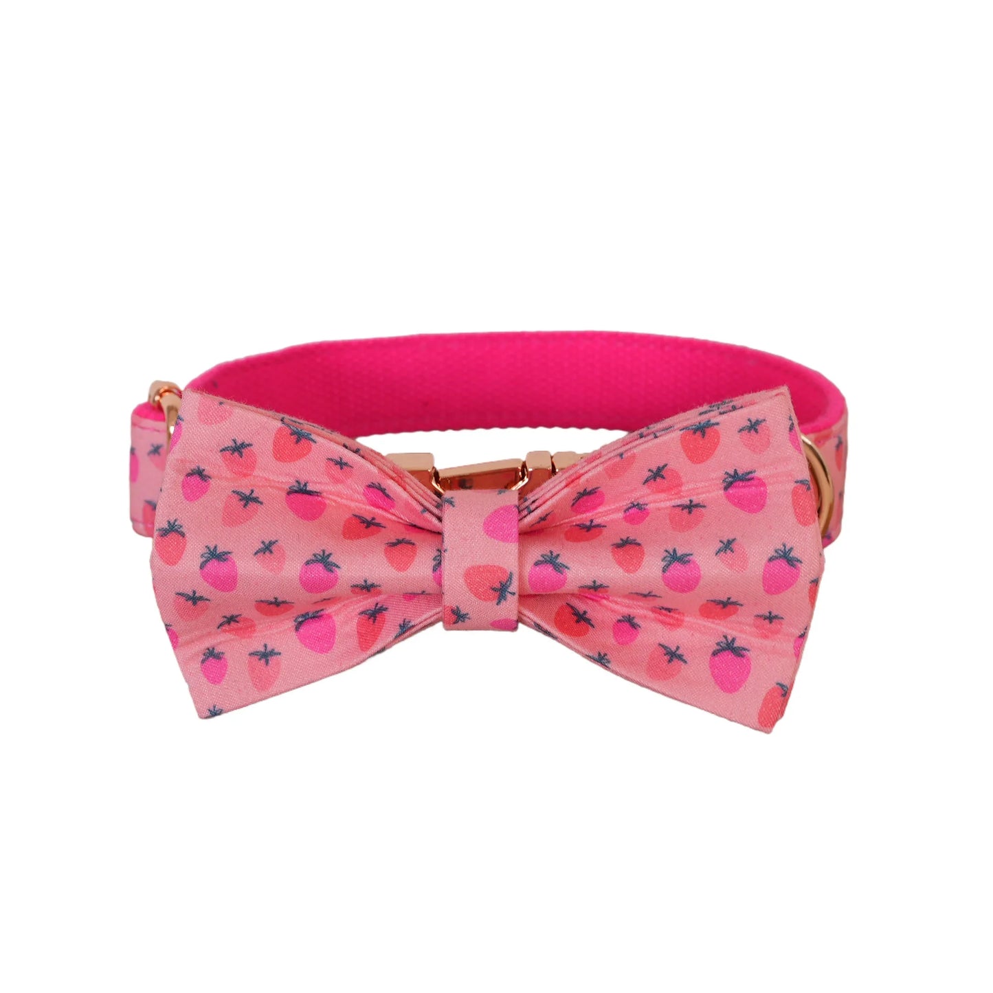 Colorful Flower Custom Dog Collars, Personalized Puppy Collar, Bowtie, Leash