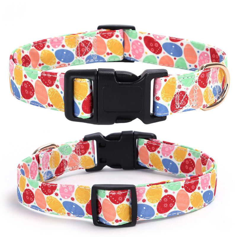 Holiday Adjustable Dog Collar For Easter, St. Patrick's Day & Valentine's Day