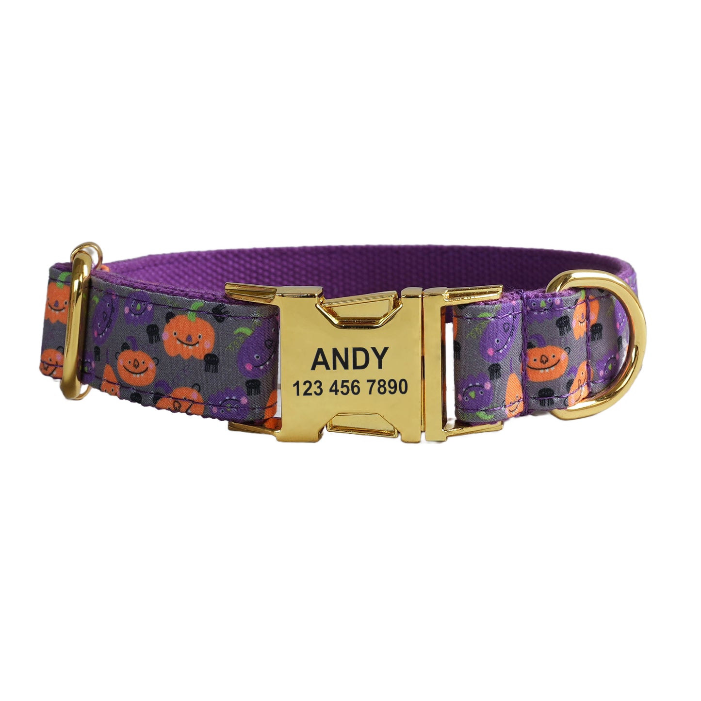 Halloween Anti-Lost Custom Engraved Pet Collar