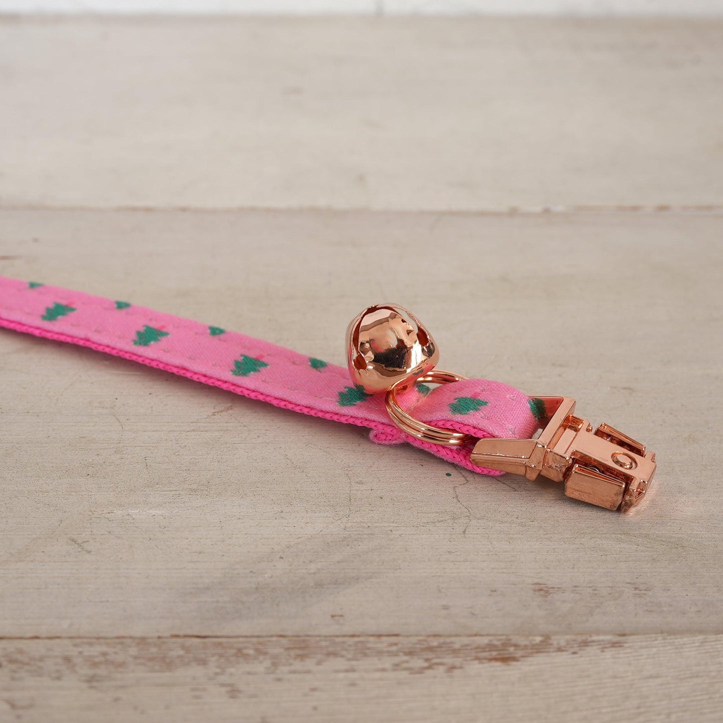 Christmas Adjustable Personalized Cat Collar With Removable Bell