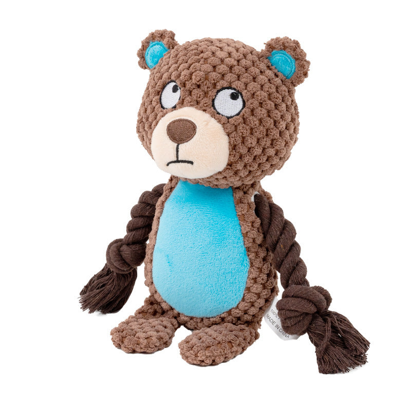 Cute Animals Grinding Teeth Squeaky Dog Chew Toy