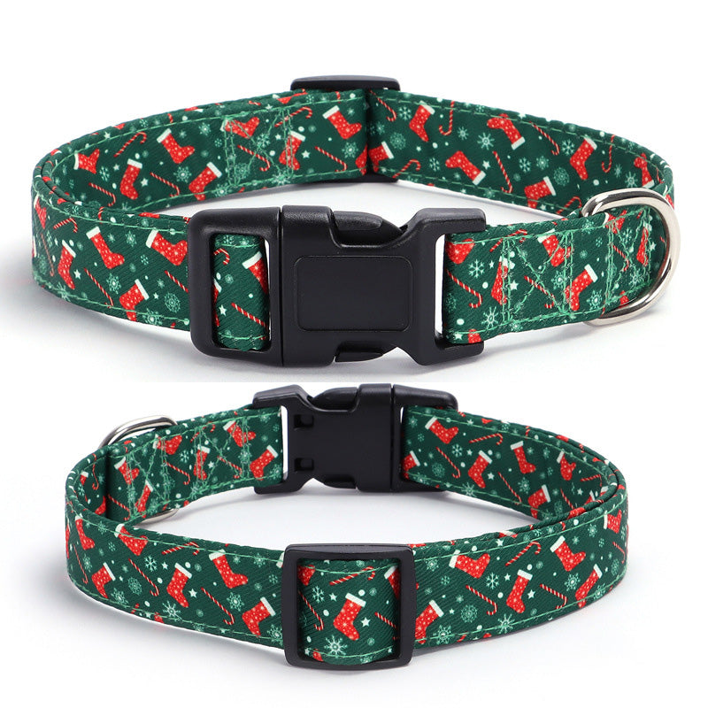 Holiday Adjustable Dog Collar For Christmas & Thanksgiving