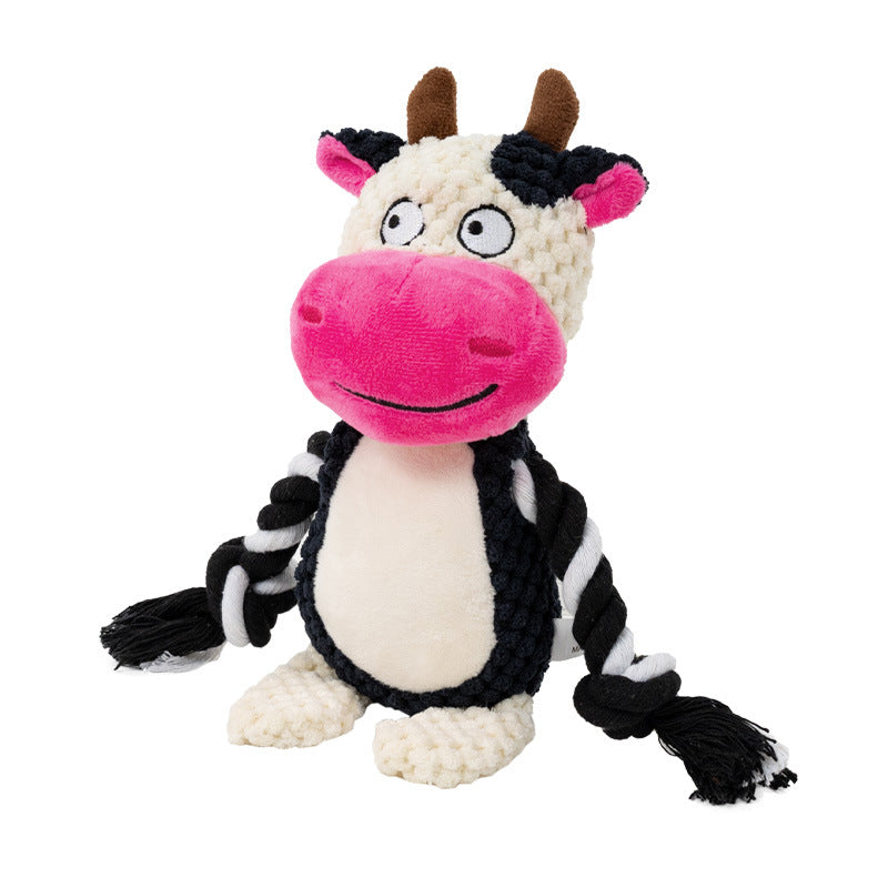 Cute Animals Grinding Teeth Squeaky Dog Chew Toy