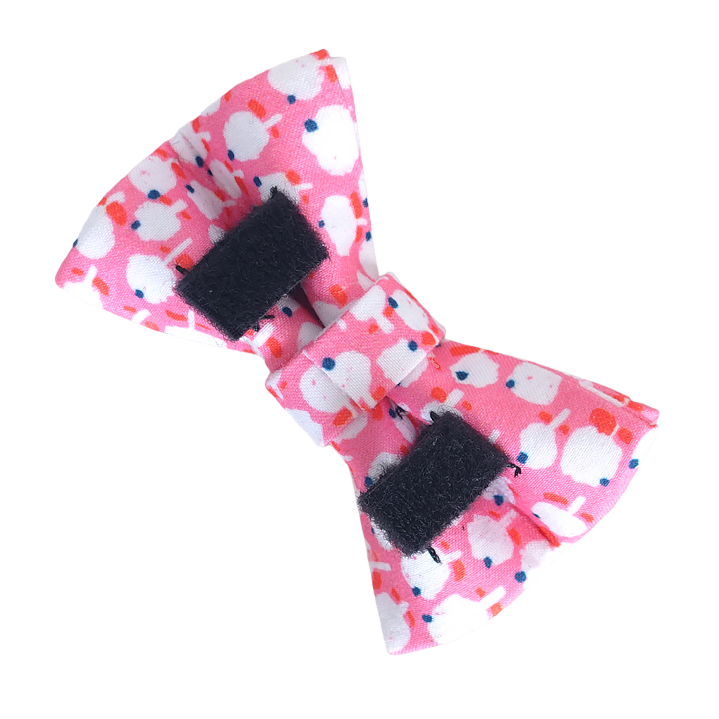 Green Flower Personalized Cat Collar with Bowtie Free Engraved