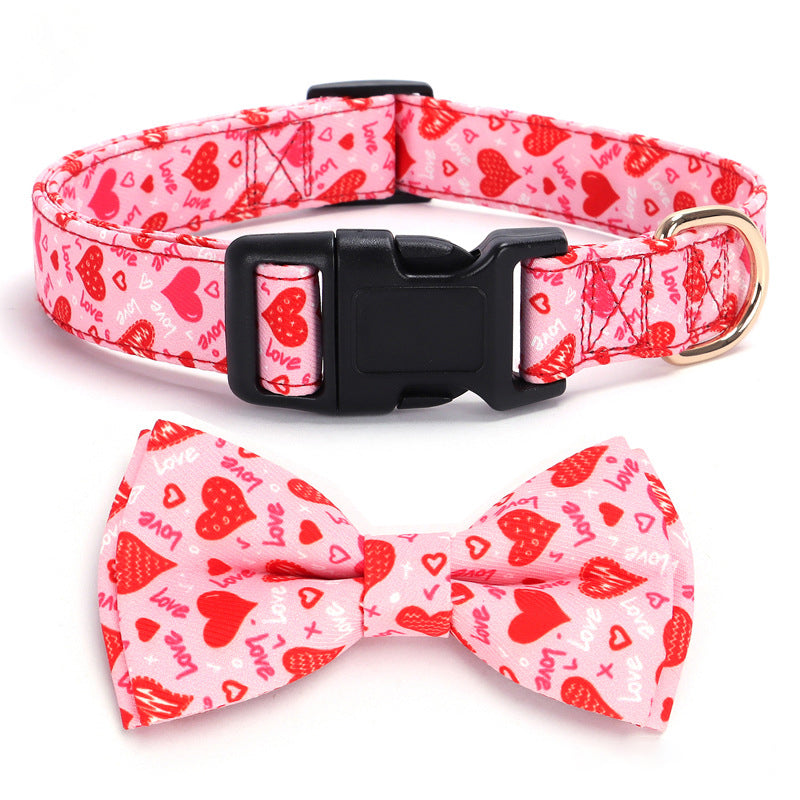 Holiday Adjustable Dog Collar For Easter, St. Patrick's Day & Valentine's Day