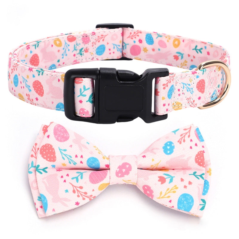 Holiday Adjustable Dog Collar For Easter, St. Patrick's Day & Valentine's Day