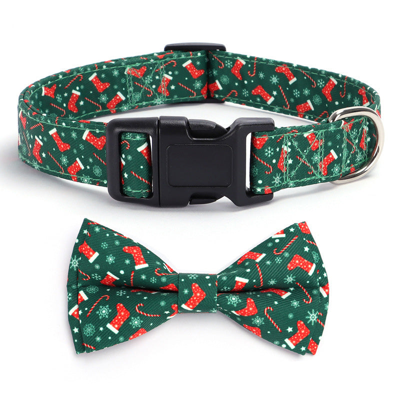 Holiday Adjustable Dog Collar For Christmas & Thanksgiving