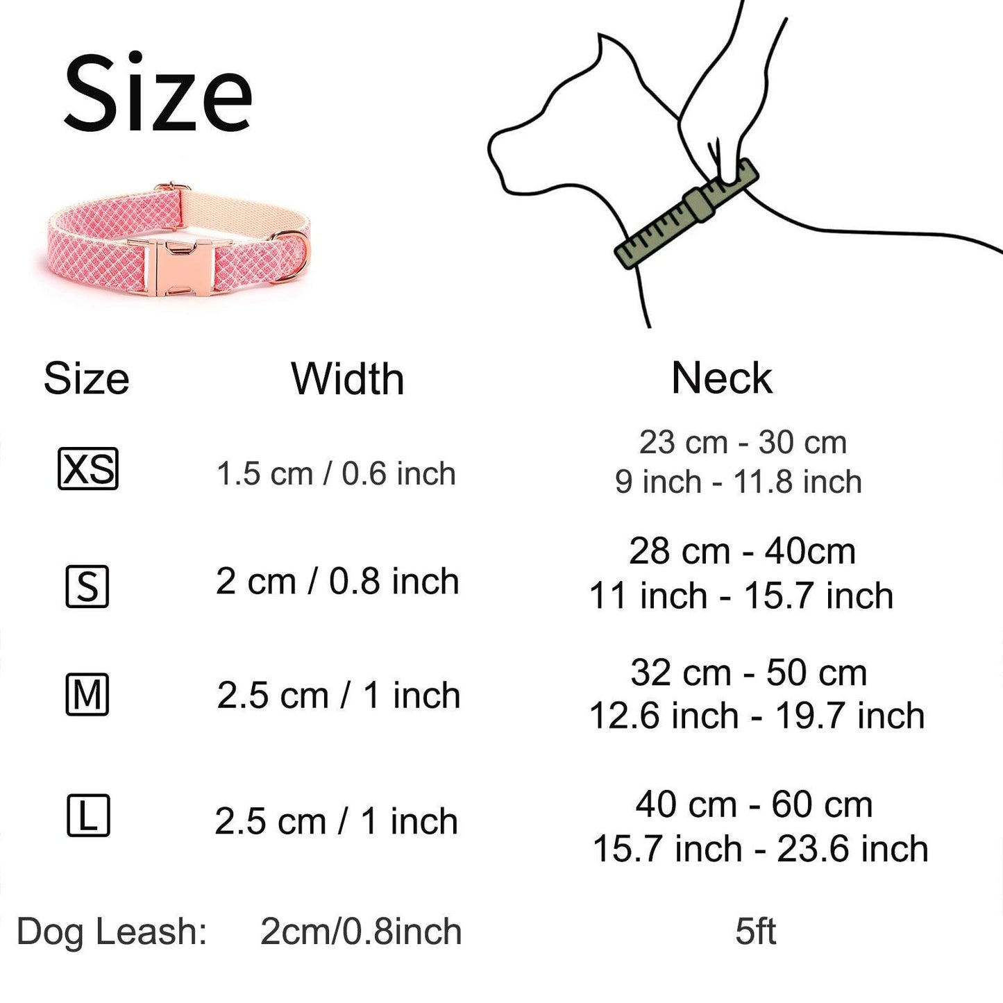 Cotton Webbing Bling Plaid Custom Engraved Dog Collar