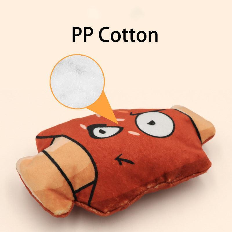 3 PCS Funny Donut Plush Dog Chew Toy - iTalkPet