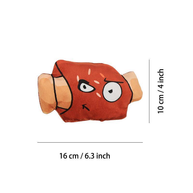 3 PCS Funny Donut Plush Dog Chew Toy - iTalkPet