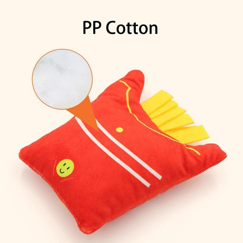 3 PCS Funny Donut Plush Dog Chew Toy - iTalkPet
