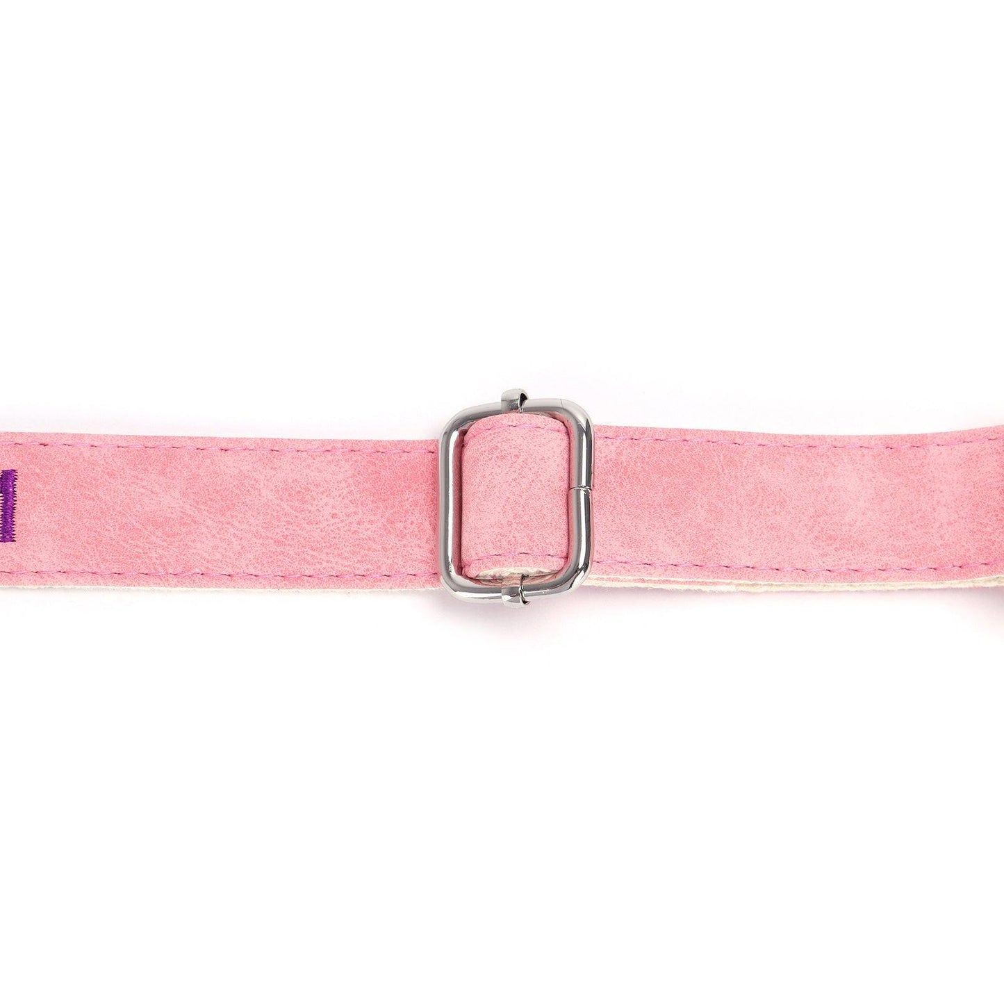 Skin Feeling Leather Cotton with Embroidered Anti-Lost Personalized Dog Collar