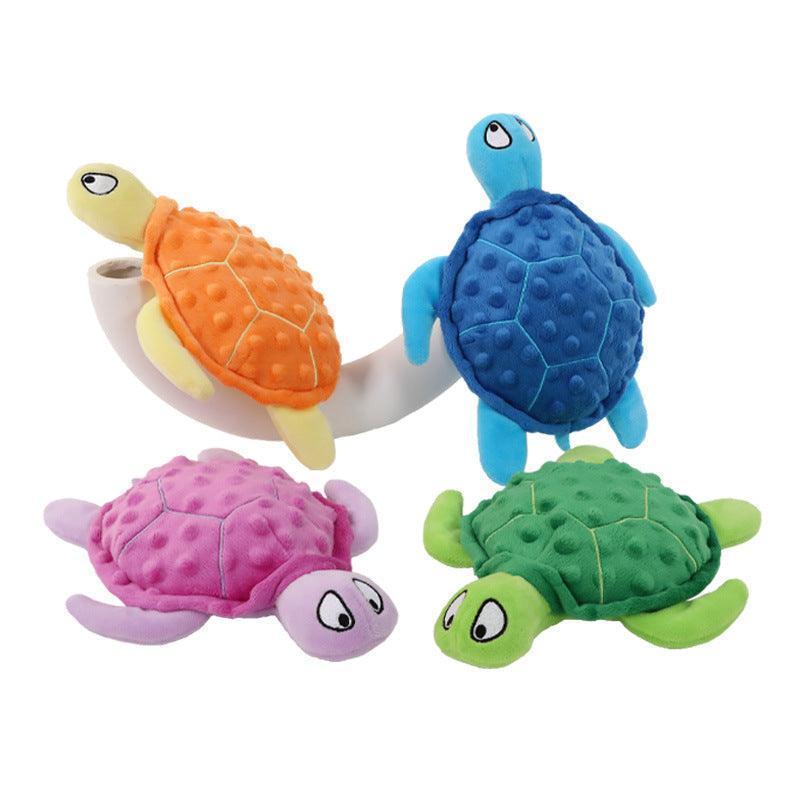4 Pcs Soft Plush Dog Squeaky Chew Toy