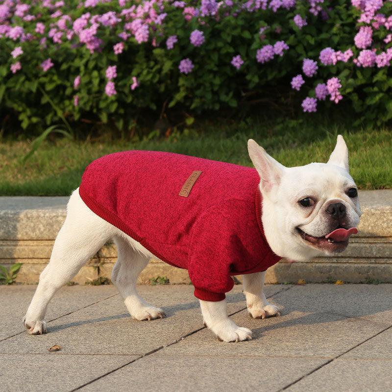 Dog Sweater Soft Thickening Warm Pup Dogs Shirt Winter Puppy Sweater - iTalkPet