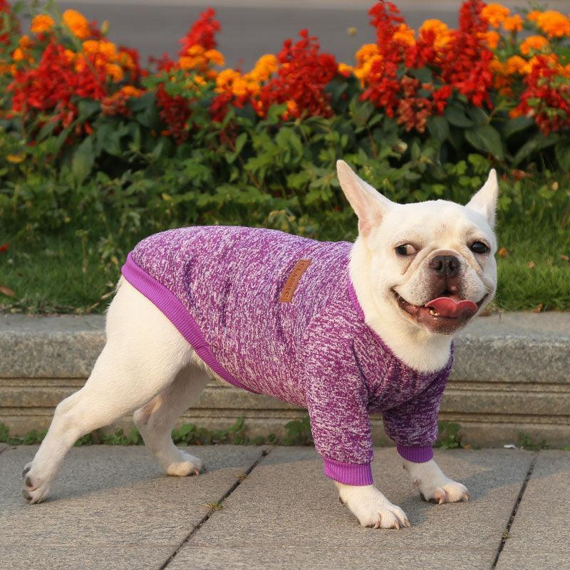 Dog Sweater Soft Thickening Warm Pup Dogs Shirt Winter Puppy Sweater - iTalkPet