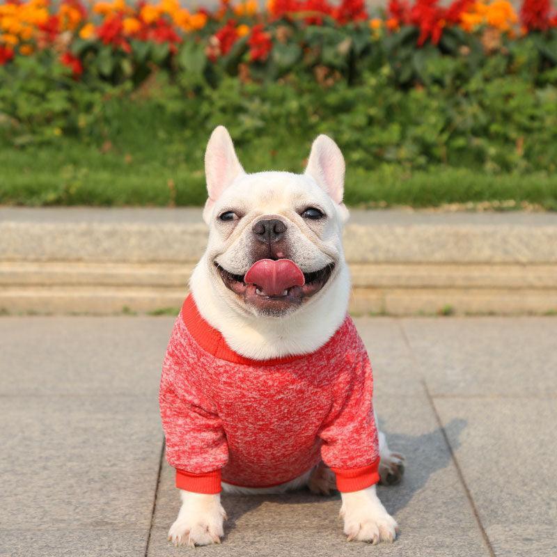Dog Sweater Soft Thickening Warm Pup Dogs Shirt Winter Puppy Sweater - iTalkPet