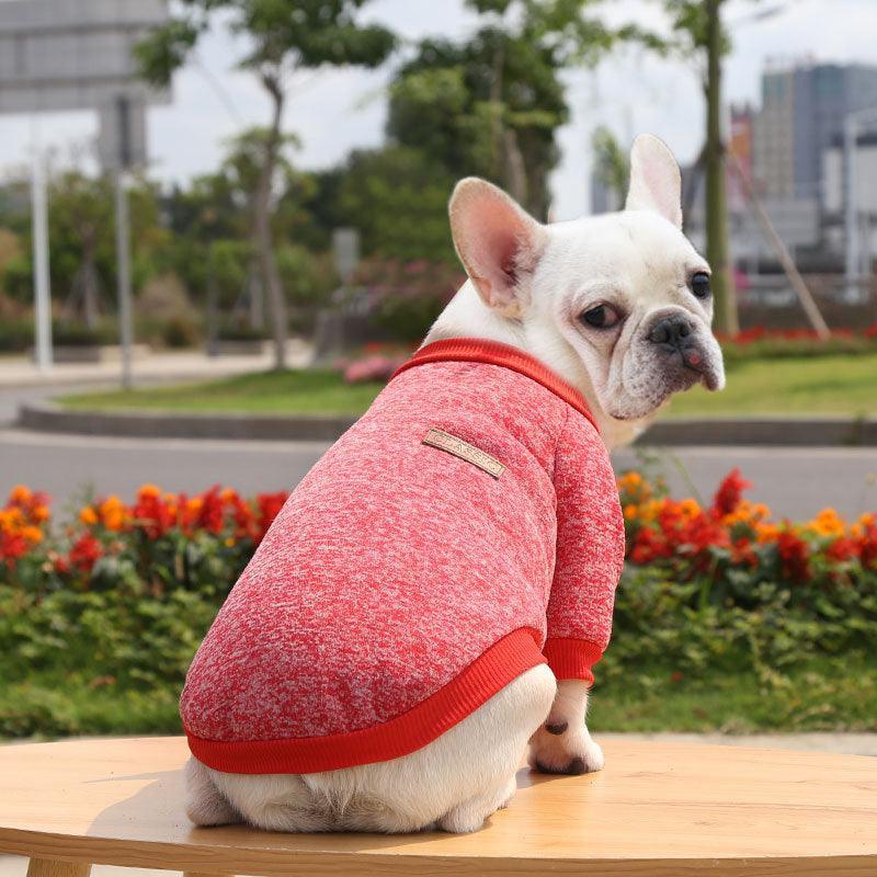 Dog Sweater Soft Thickening Warm Pup Dogs Shirt Winter Puppy Sweater - iTalkPet