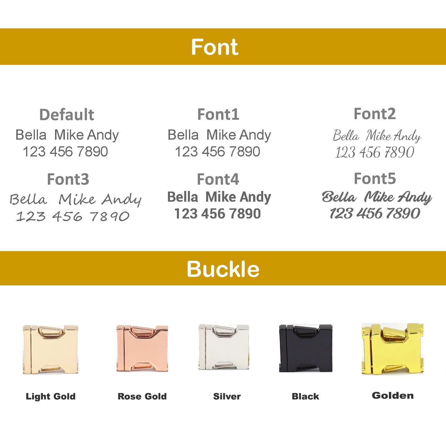 Fruit Pattern Personalized Dog Collar with Engraved Metal Buckle