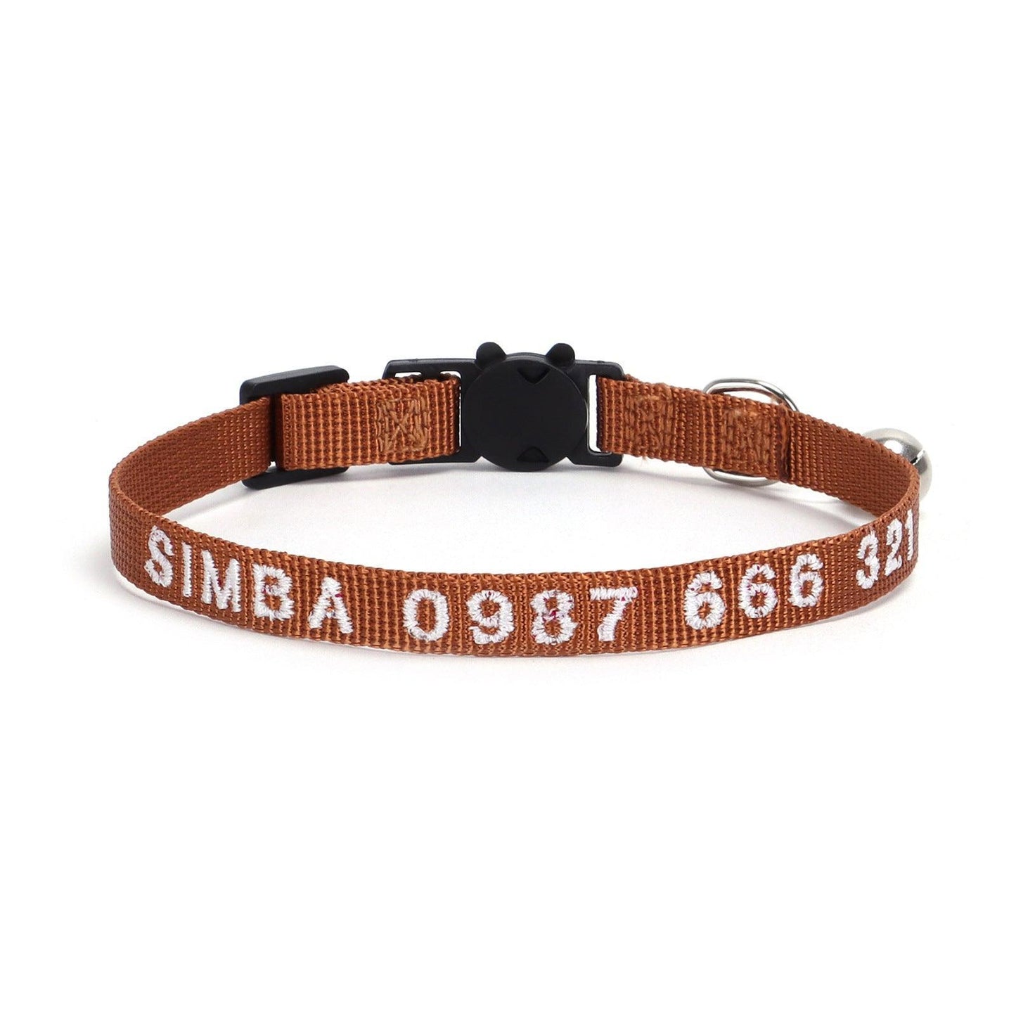 Nylon Embroidery Custom Cat Collar - iTalkPet
