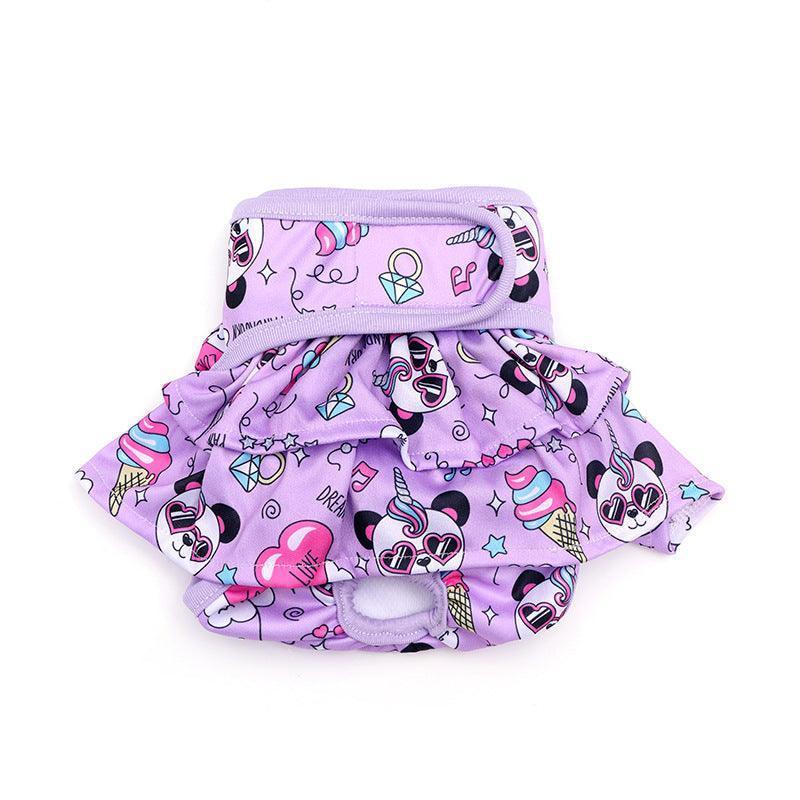 Panda Washable Female Dog Diapers Absorbent Reusable Dog Panties - iTalkPet
