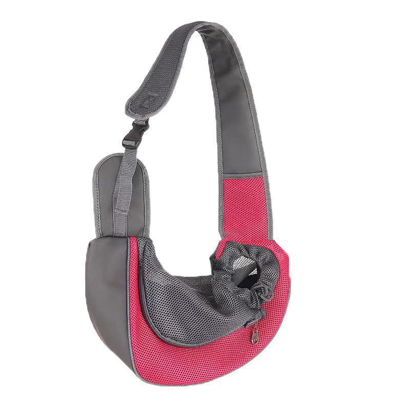 Pet Sling Carrier Mesh Adjustable Dog Satchel Carrier Bag - iTalkPet