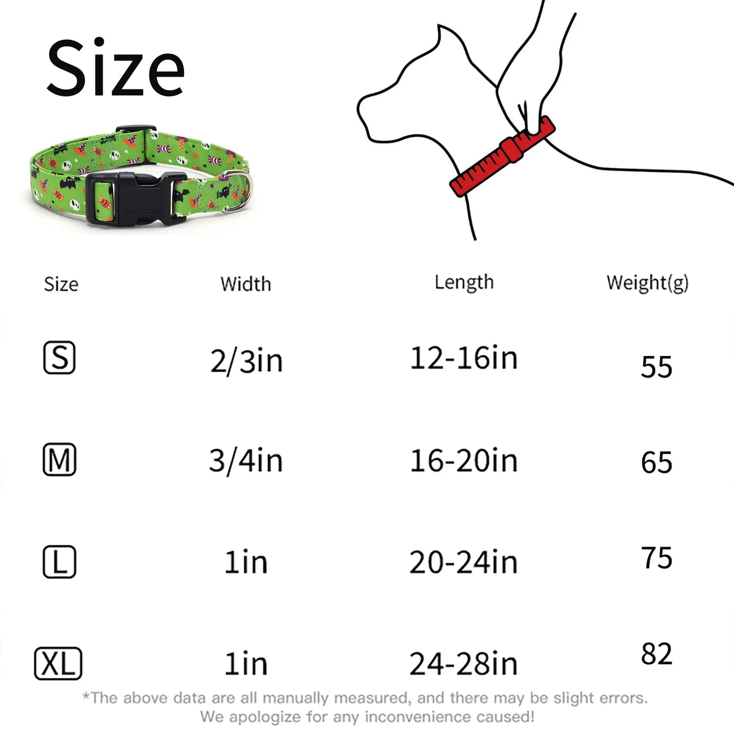 Adjustable Halloween Dog Collars