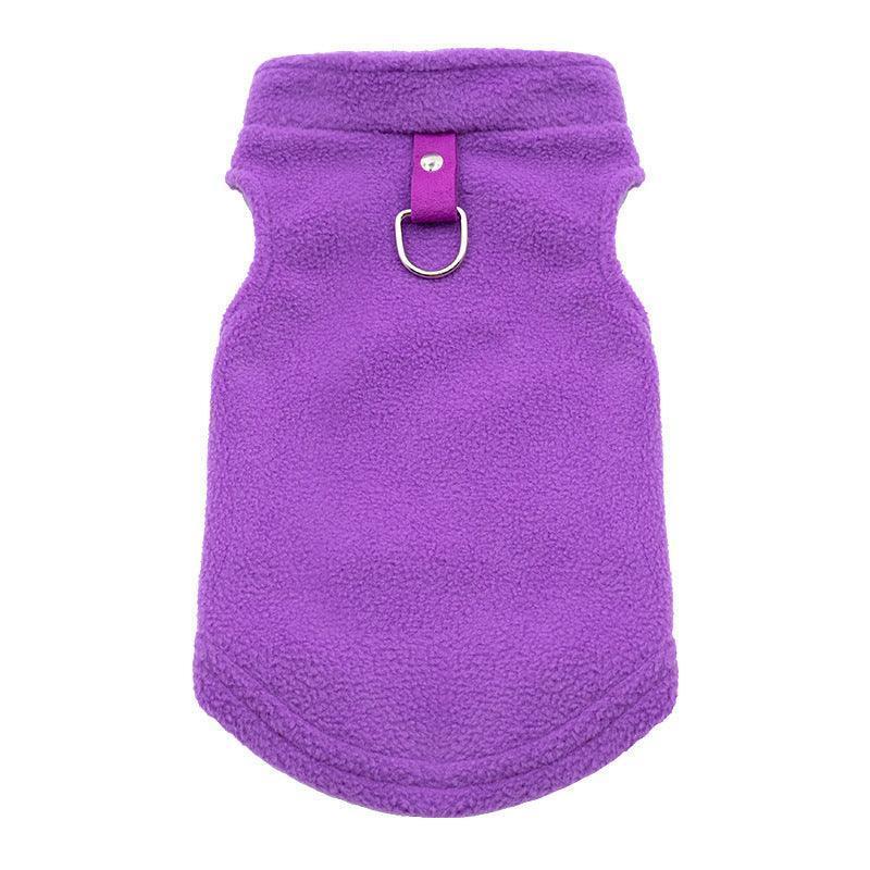 Soft Fleece Vest Dog Sweater - Warm Pullover Fleece Dog Jacket - iTalkPet
