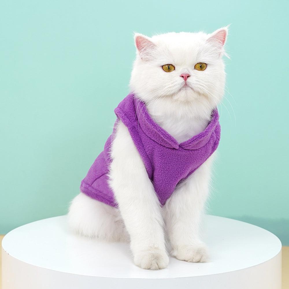 Soft Fleece Vest Dog Sweater - Warm Pullover Fleece Dog Jacket - iTalkPet
