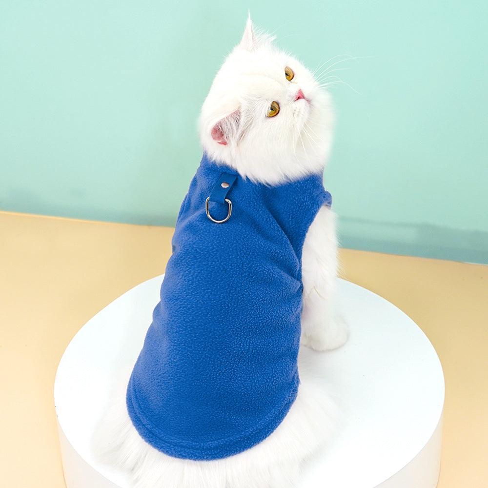 Soft Fleece Vest Dog Sweater - Warm Pullover Fleece Dog Jacket - iTalkPet