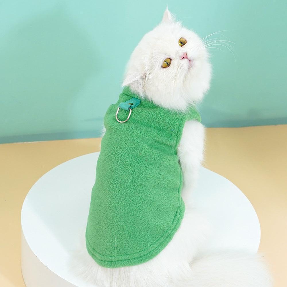 Soft Fleece Vest Dog Sweater - Warm Pullover Fleece Dog Jacket - iTalkPet