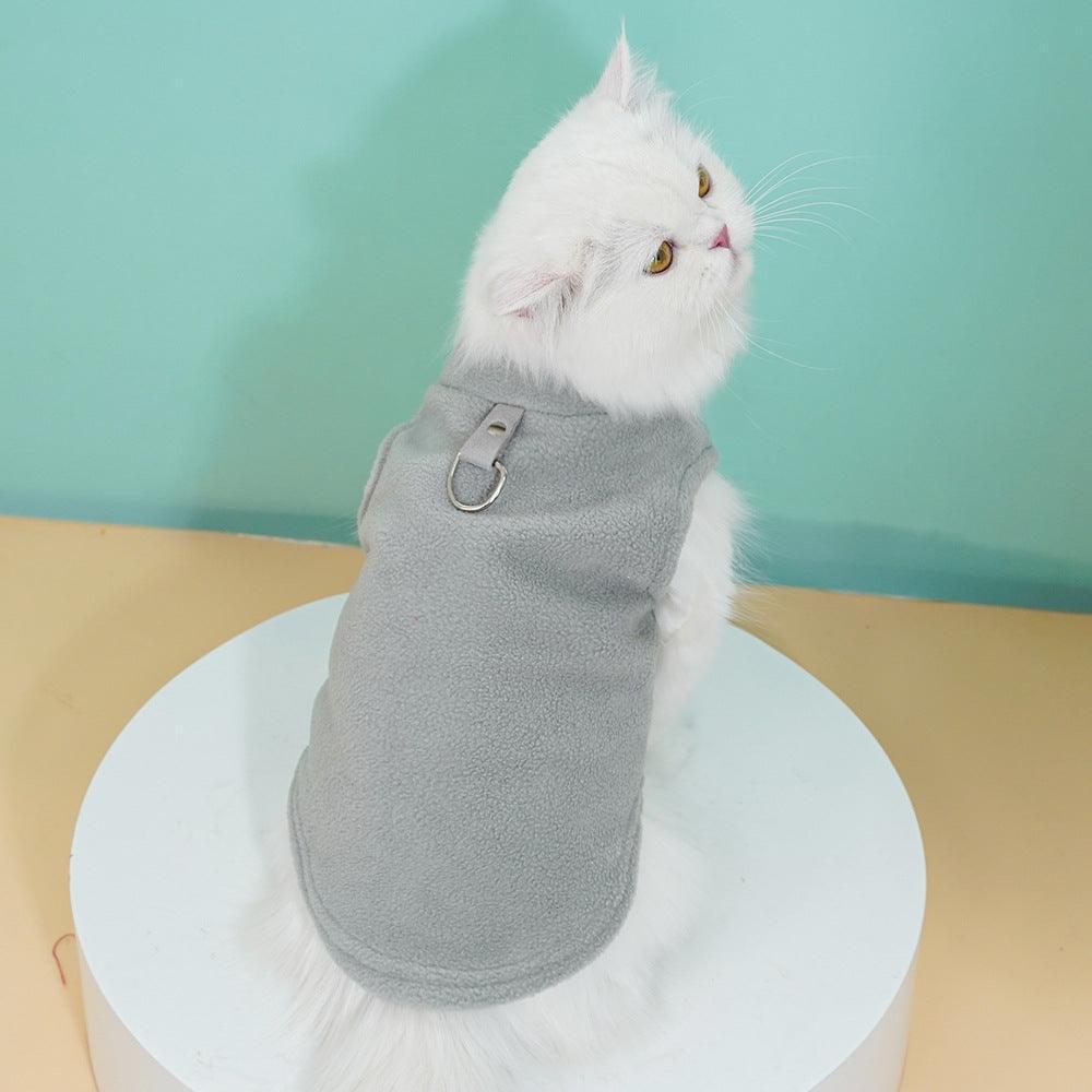 Soft Fleece Vest Dog Sweater - Warm Pullover Fleece Dog Jacket - iTalkPet