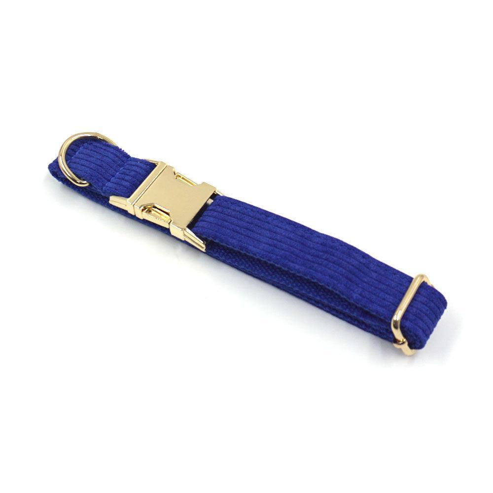 Stripe Velvet Personalized Dog Collar - iTalkPet