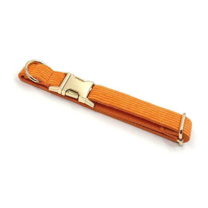 Stripe Velvet Personalized Dog Collar - iTalkPet