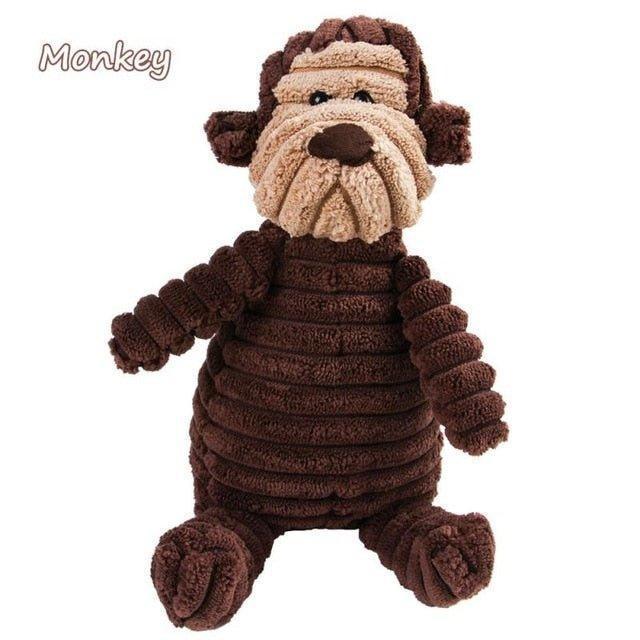 Animal Shape Plush Pet Chew Toy - iTalkPet
