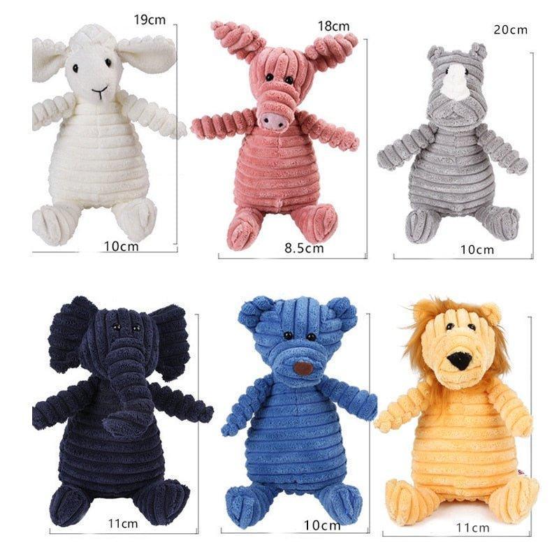 Animal Shape Plush Pet Chew Toy - iTalkPet