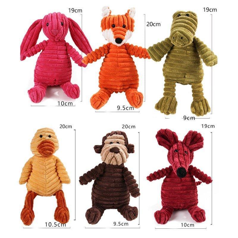 Animal Shape Plush Pet Chew Toy - iTalkPet