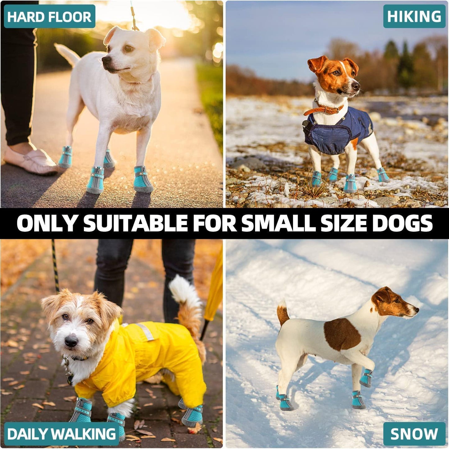Breathable Puppy Walking Shoes - 4 PCS Dog Boot - iTalkPet