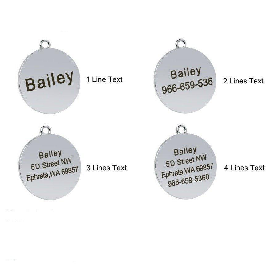Cute Paw Personalised Dog ID Tags - iTalkPet